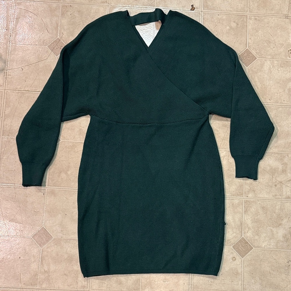 Elegant Green Mini Dress